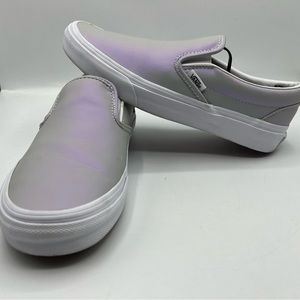 Vans Classic Slip-On Muted Metallic Violet/Gray Men's 5.5 / Women's 7 Shoes
